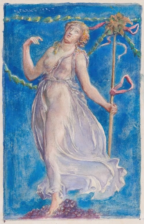 A Bacchante (1897) — John La Farge