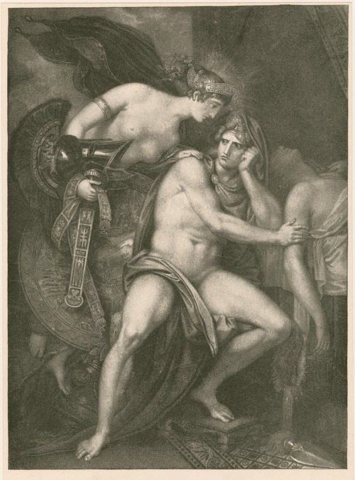 Thetis bringing the armor to Achilles (1892) by Benjamin West