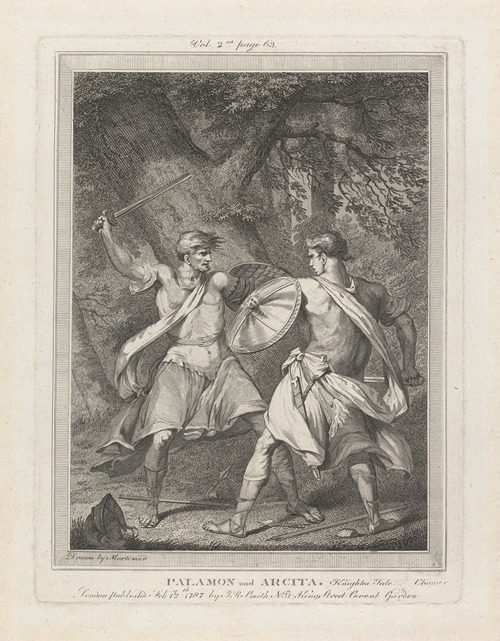 Palamon and Arcita, from ‘The Canterbury Tales’