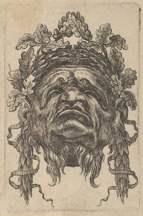 Mask with a Wreath of Laurels and a Wreath of Oak Leaves (1635–1645)