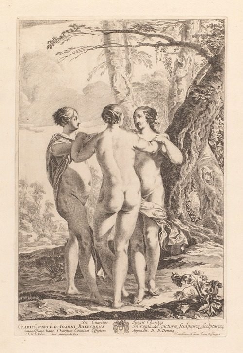 Three Graces by François Chauveau