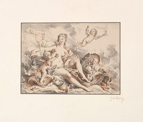 Woman Seated with Four Putti — Georges William Thornley