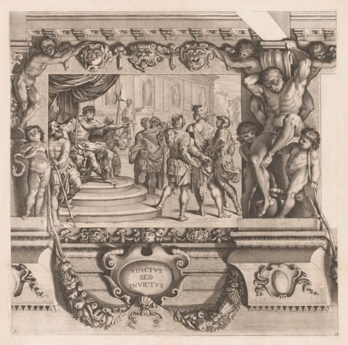 Remus before King Amulius (1659) by Jean Boulanger