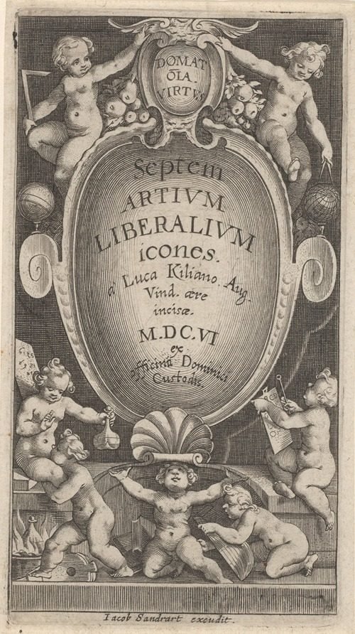 Septem Artium Liberalium icones – Titlepage (1640-1708) by Lucas Kilian