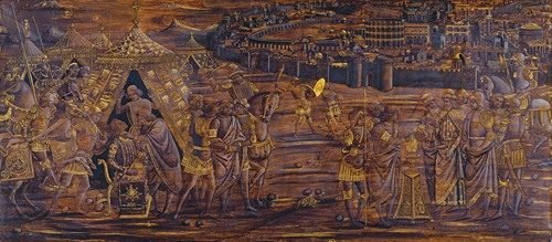 Mucius Scaevola Murders Porsenna’s Secretary and Puts His Right Hand in the Fire (ca. 1480)