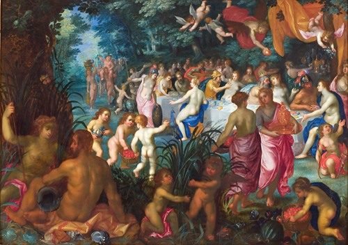 The Marriage of Peleus and Thetis (1583 – 1625) by Jan Brueghel The Elder