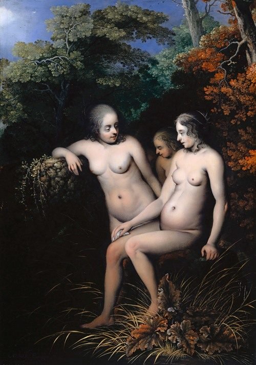 Nymphs at the Edge of a Forest (1664)
