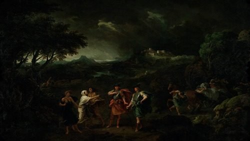 Macbeth meeting the witches (1760)