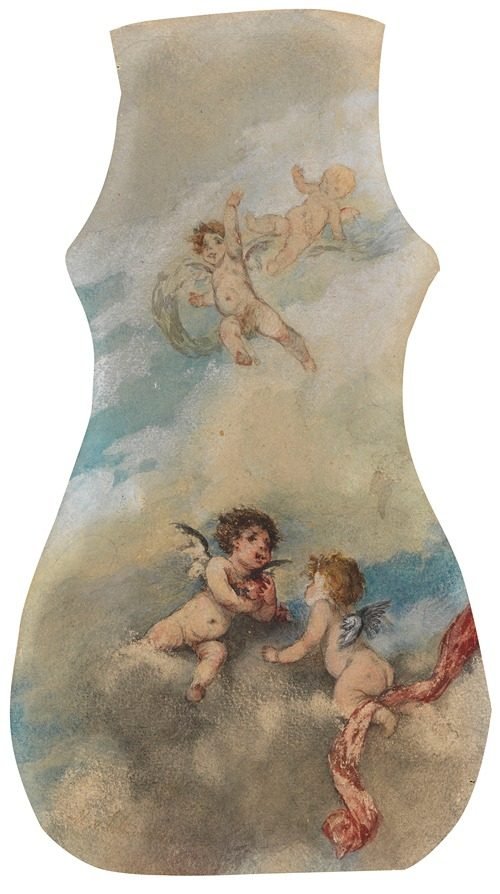 Studie für Wandvertäfelung by Moritz von Schwind