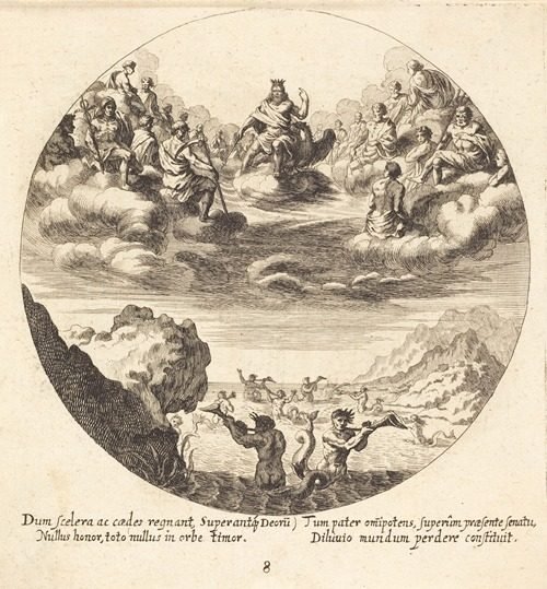 Jove and the Gods (1665) by Georg Andreas Wolfgang the Elder