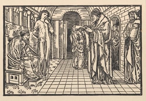 Return of the messengers with the oracle (1865) by Sir Edward Coley Burne-Jones