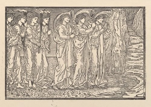 Procession to the rock I (1865)