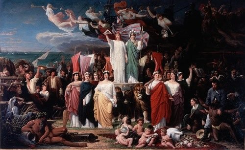 Genius of America (1858) by Adolphe Yvon