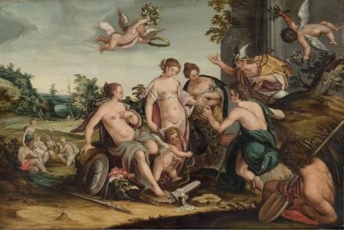 The Judgement of Paris by Hans von Aachen
