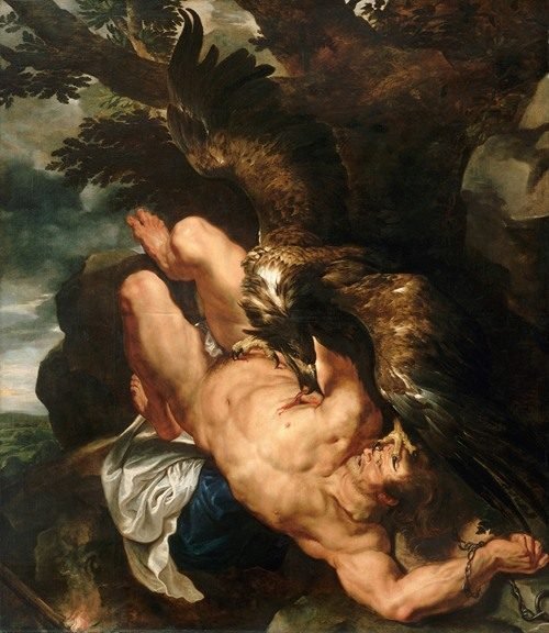 Prometheus Bound (1618) by Peter Paul Rubens