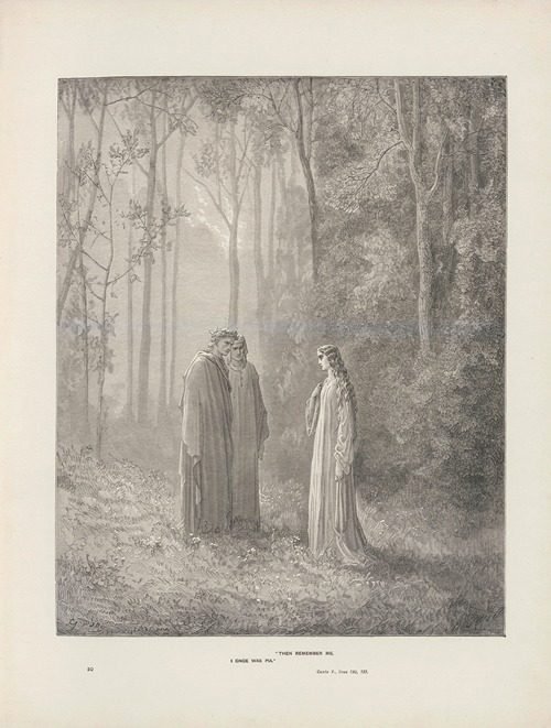 The vision of Purgatory and Paradise by Dante Alighieri Pl.11 (1900) by Gustave Doré