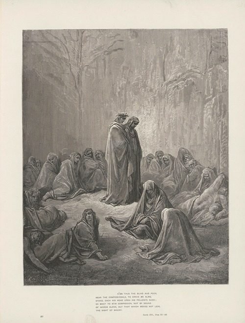 The vision of Purgatory and Paradise by Dante Alighieri Pl.20 (1900) by Gustave Doré