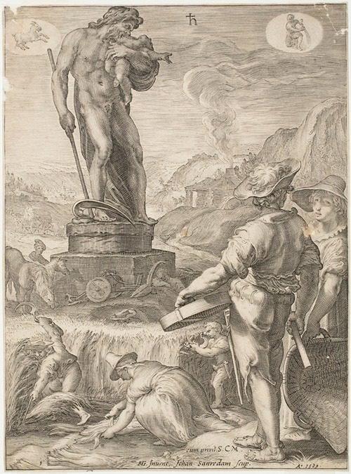 Saturn (1596) by Jan Saenredam