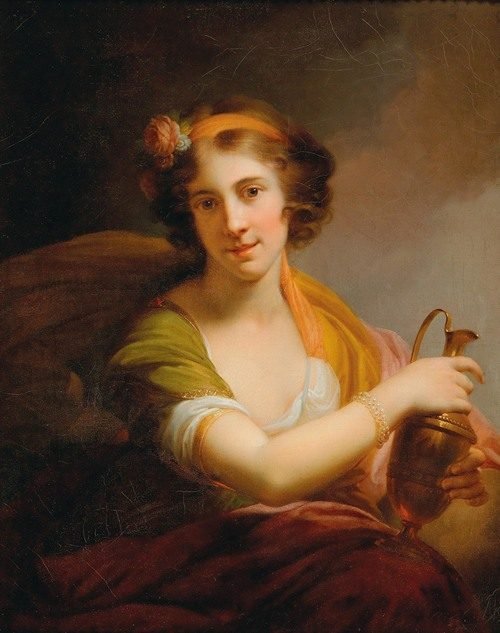Hebe by Johann Baptist von Lampi the Elder