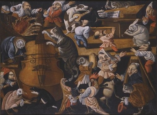 A Concert Of Animals, Birds, And Stylised Figures — The Master of the Fertility of the Egg