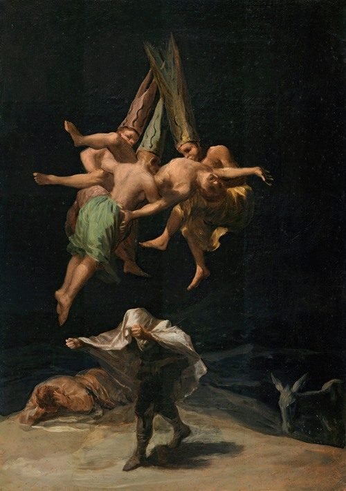 Witches’ Flight (1798) — Francisco de Goya