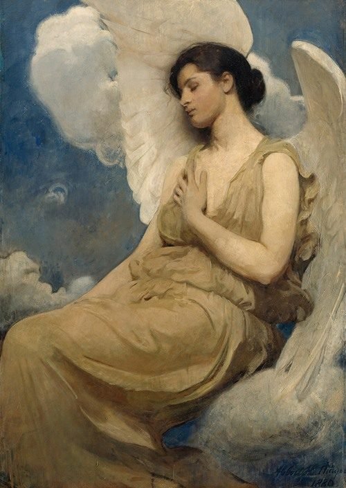 Winged Figure (1889) by Abbott Handerson Thayer