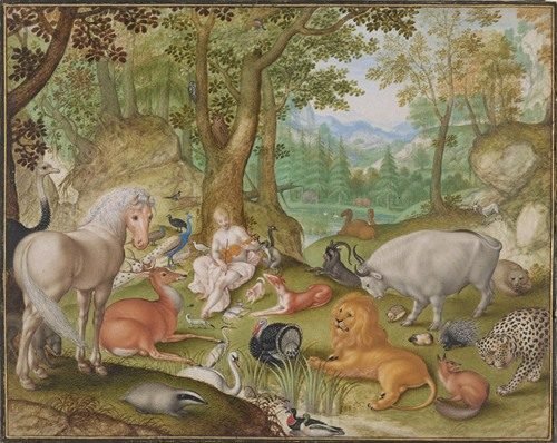 Orpheus charming the animals (1613)