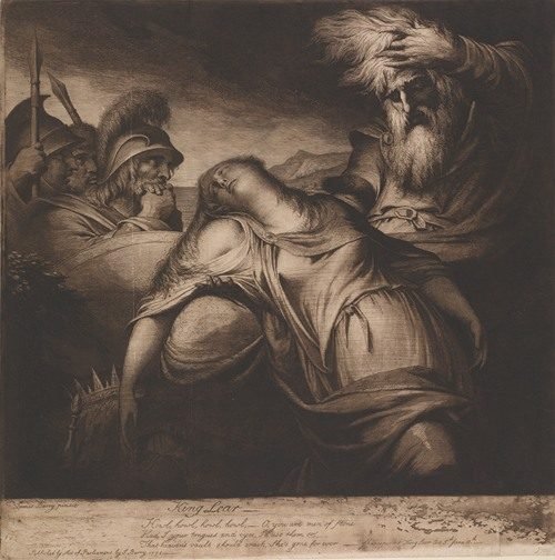 King Lear and Cordelia, Act V, Scene 10 (1776) by James Barry