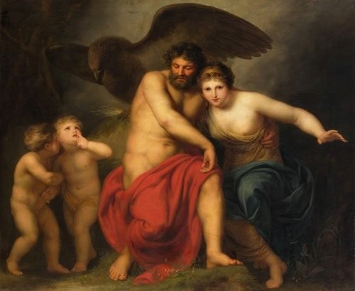 Zeus and Hera on Mount Ida (1775) — Andries Cornelis Lens