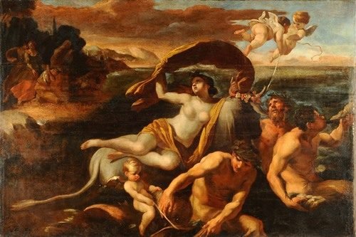 El rapto de Europa (17th century) by Giovanni Lanfranco