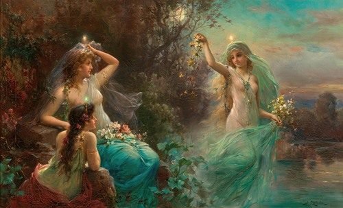 Nymphs at Dawn