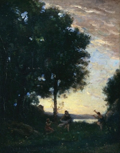 Faunes et nymphes dansant (Fauns and Nymphs Dancing) by Jean-Baptiste-Camille Corot