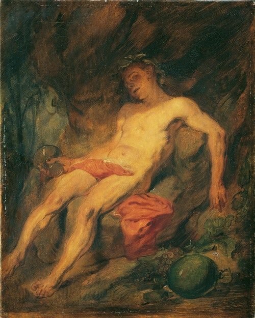 Drunk Bacchus (1875) by Hans Canon