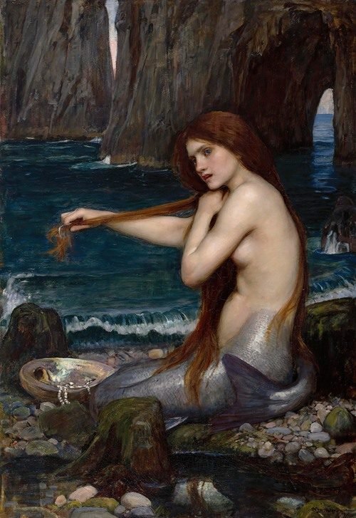 A Mermaid (1900) — John William Waterhouse