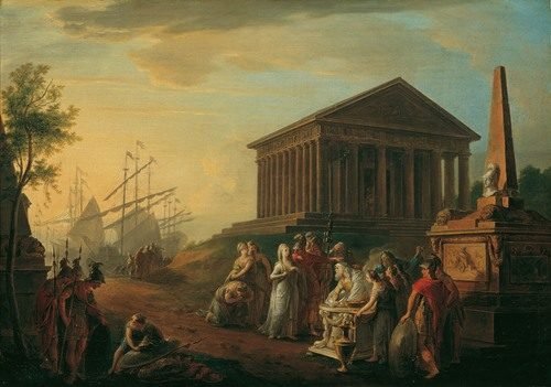The Sacrifice Of Polyxena (1790) by Vinzenz Fischer