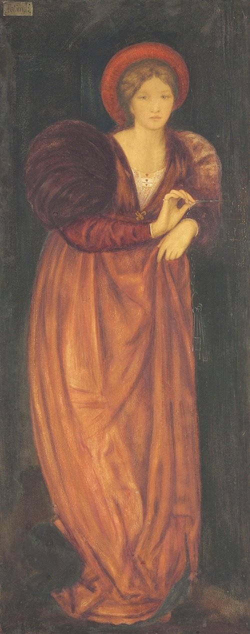 Fatima, Bluebeard’s wife by Edward Clifford