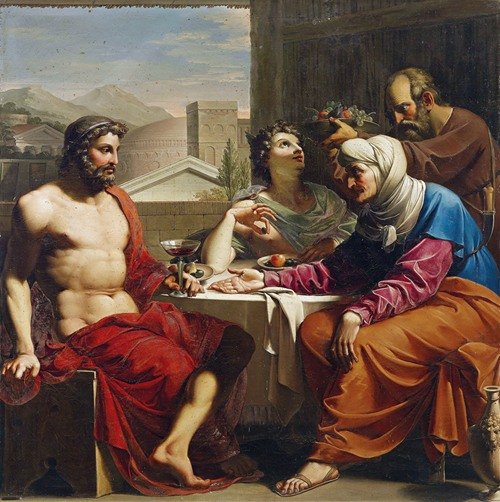 Jupiter Und Merkur Bei Philemon Und Baucis (C.1800)