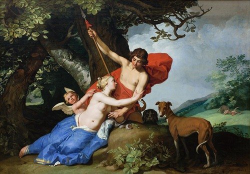 Venus and Adonis (1632) — Abraham Bloemaert