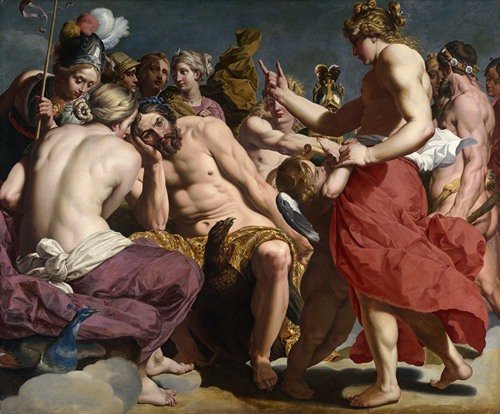 Jupiter Rebuked By Venus (C. 1612) — Abraham Janssens