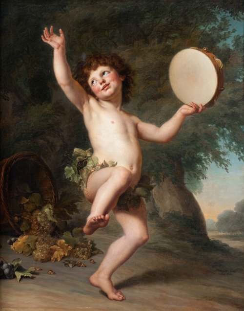 Cupid As Bacchus (1784) — Adolf Ulrik Wertmüller