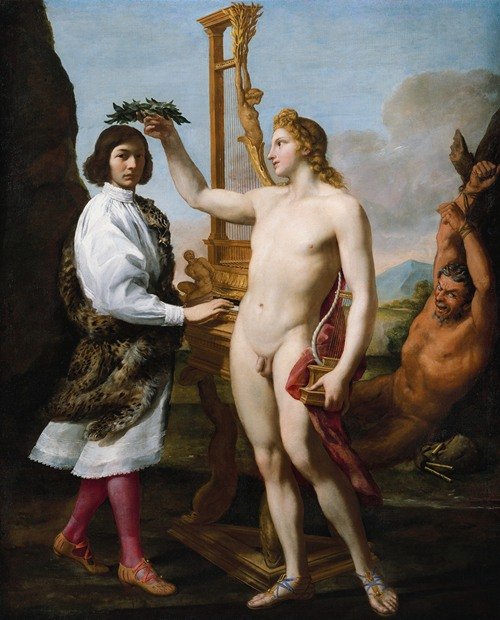 Marcantonio Pasqualini Crowned By Apollo (1641)