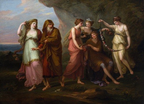 Telemachus and The Nymphs of Calypso (1782)