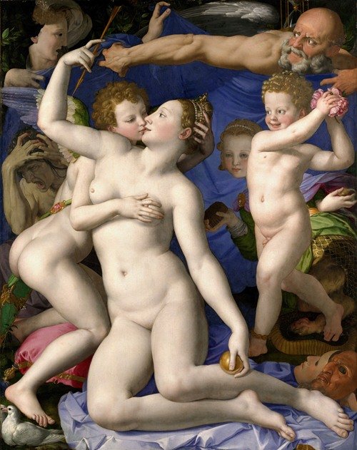 Venus, Cupid, Folly and Time (1540-1545) — Agnolo Bronzino