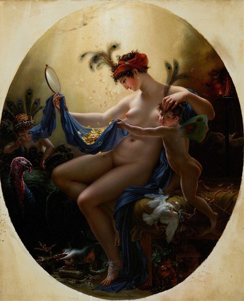 Portrait of Mlle. Lange As Danae (1799)