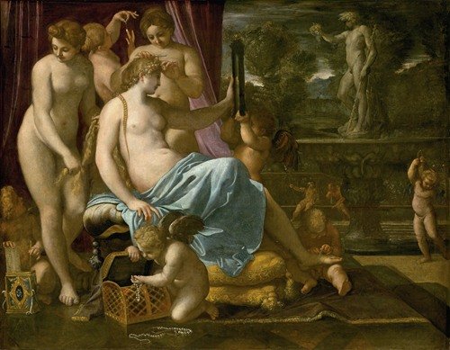 Venus Adorned By The Graces (1590-1595)