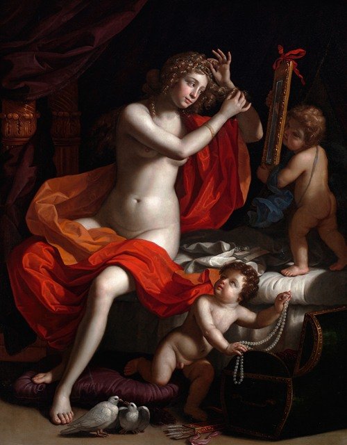 The Toilette of Venus (Circa 1674-1684)