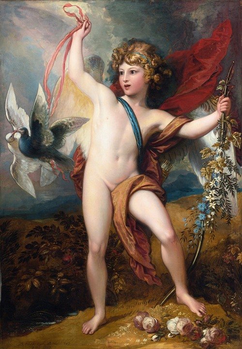 Cupid Releasing Two Doves (1798)