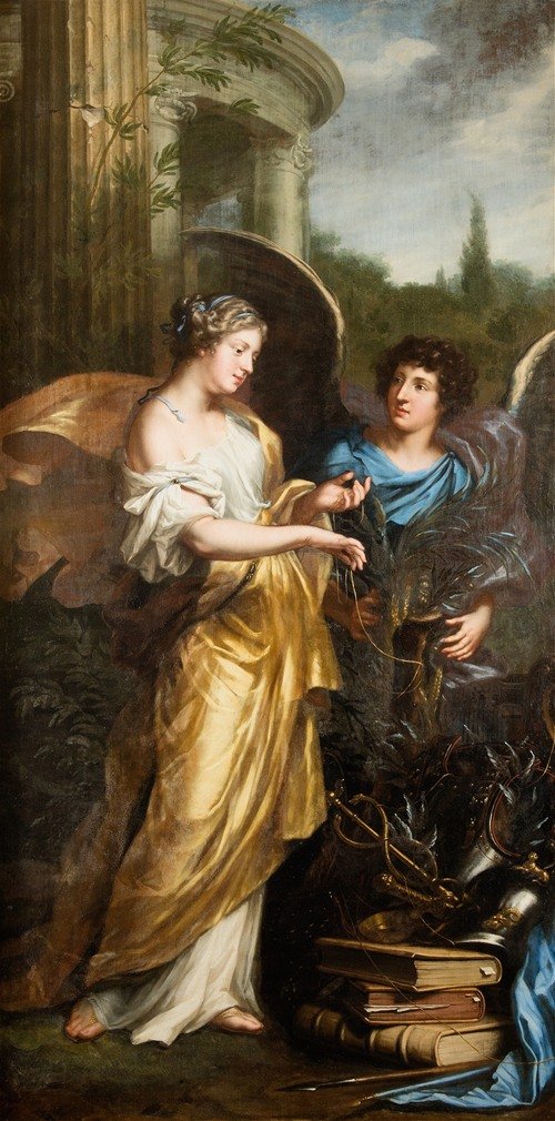King Charles XI’s upbringing. Allegory (1668)
