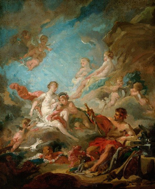 Venus in The Workshop Of vulcan (1757)