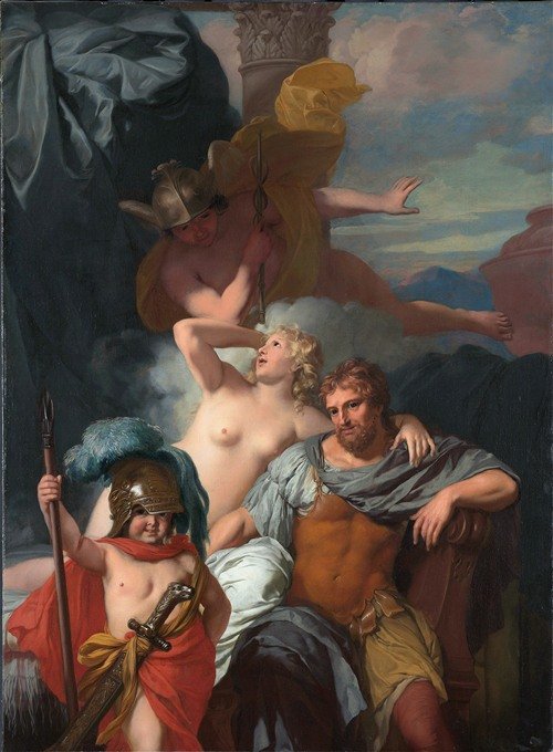 Mercury Ordering Calypso To Release Odysseus (C. 1680) — Gerard de Lairesse